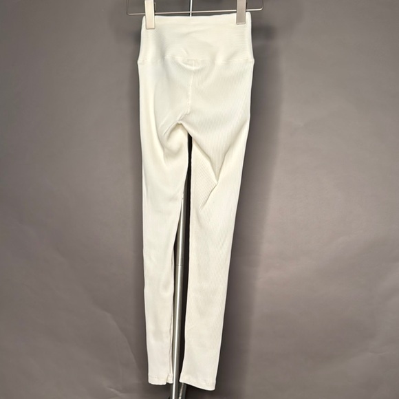 NWT YEAR OF OURS Ribbed Football Leggings Lace-Up Pants • White • XS - Picture 11 of 14